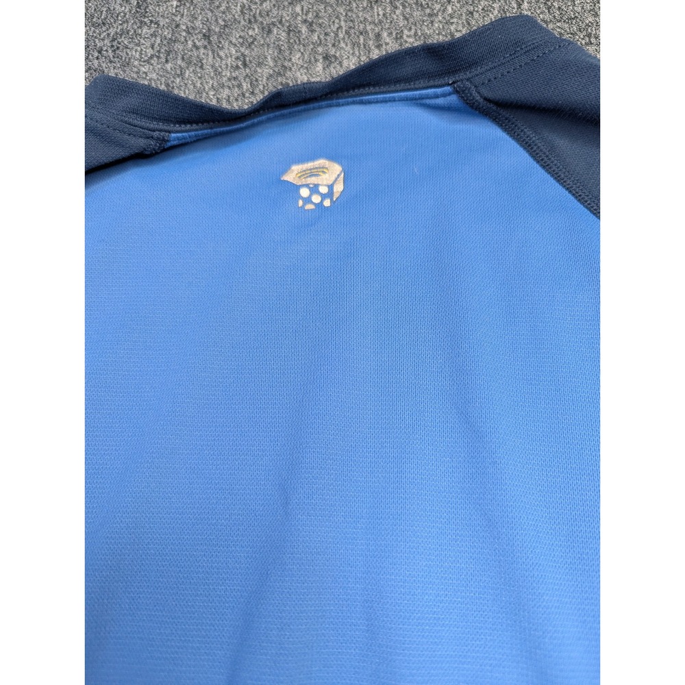 Mountain Hardwear Mens Long Sleeve Performance Shirt Blue Hiking Base Layer Smal - Picture 6 of 9